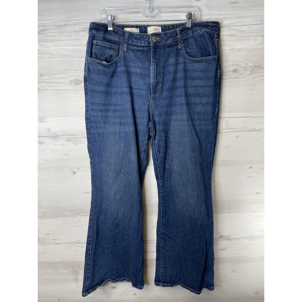 Universal Thread Jeans Womens 17/S Blue High Rise Flare Stretch Denim 2023 Pants